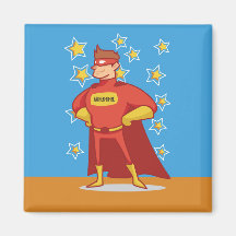 El futuro superhéroe en el día del padre