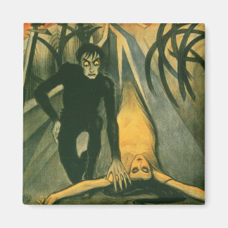 Imán El gabinete del poster de cine del Dr. Caligari