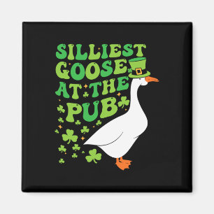 Imán El ganso más tonto del pub divertido shamrock día 