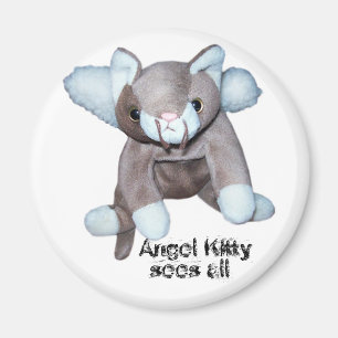 Imán El gatito del ángel ve todos