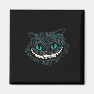 Imán El Gato De Cheshire Alice Se Enloqueció Aquí Wonde