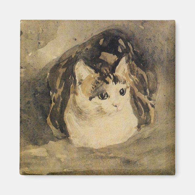Imán El gato (de Gwen John) (Frente)