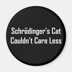 Imán El gato de Schrodinger no podía cuidar menos