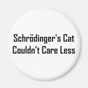 Imán El gato de Schrodinger no podía cuidar menos