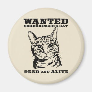 Imán El gato de Schrodinger quiso a muertos o vivo