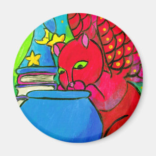 Imán El gato del mago