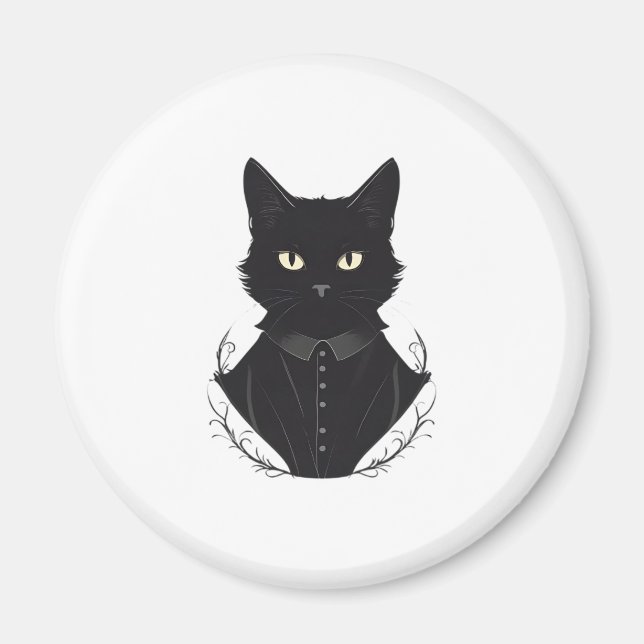 Imán El gato negro encantado de Salem (Frente)