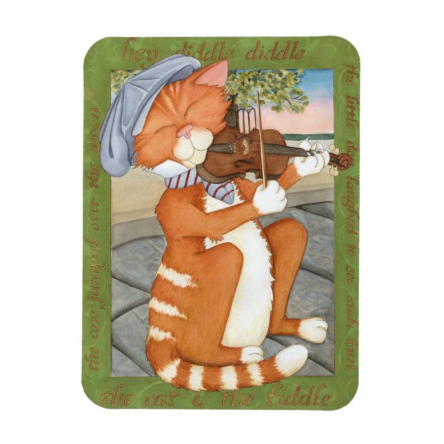 Imán El gato y el violín (Vertical)
