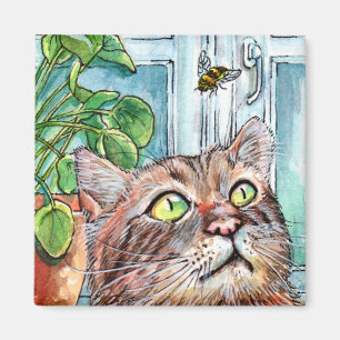 Imán El gato y la abeja