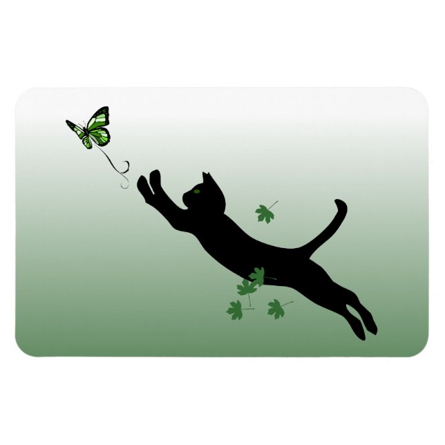 Imán El gato y la mariposa (Horizontal)