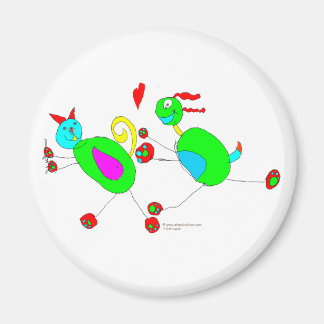 Imán El gato y la persecución de perros de Serena