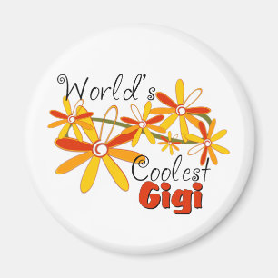 Imán El Gigi Más Genial del Mundo Floral
