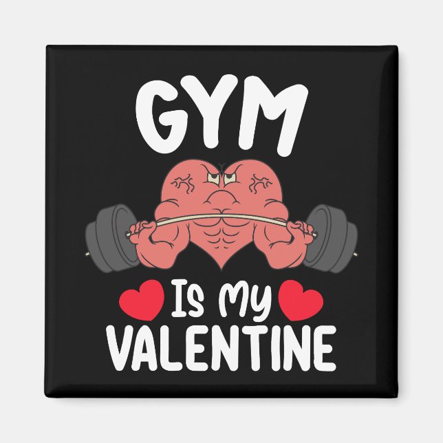 Imán El Gimnasio Es Mi Deporte De Fitness De San Valent (Frente)