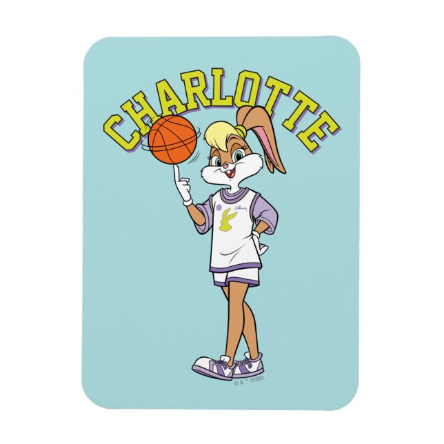 Imán El giro de baloncesto de Lola (Vertical)