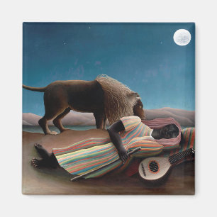 Imán El gitano durmiente, Henri Rousseau