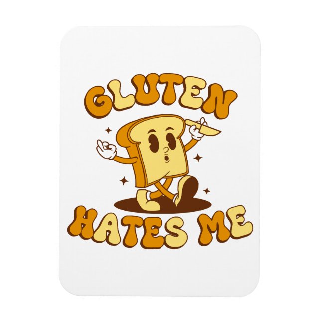Imán El gluten me odia (Vertical)