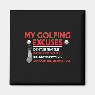Imán El golf divertido y mis excursiones de golf que no