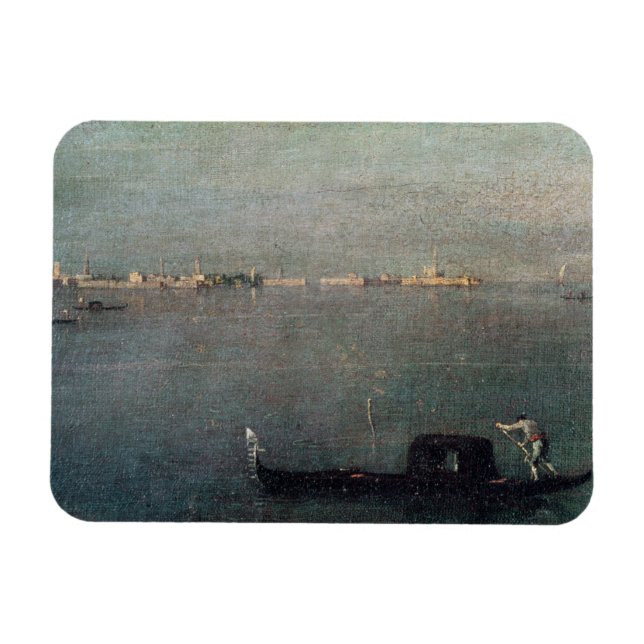 Imán El Gondola en la laguna (Horizontal)