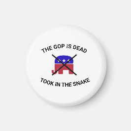 Imán El GOP es una camiseta muerta