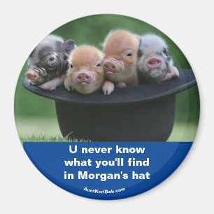 Imán El gorra de Morgan