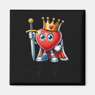 Imán El gracioso Día de San Valentín de Valentine King 