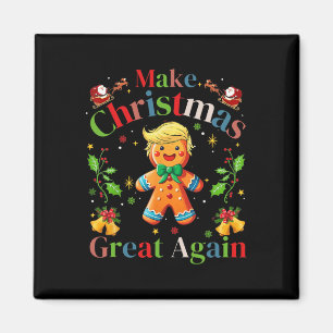 Imán El gracioso hombre de Trump Gingerbread hace a los