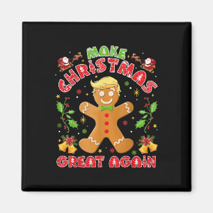 Imán El gracioso hombre de Trump Gingerbread hace grand