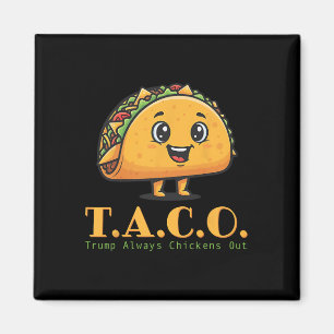 Imán El gracioso Taco Trump siempre se ríe, vamos a Tri