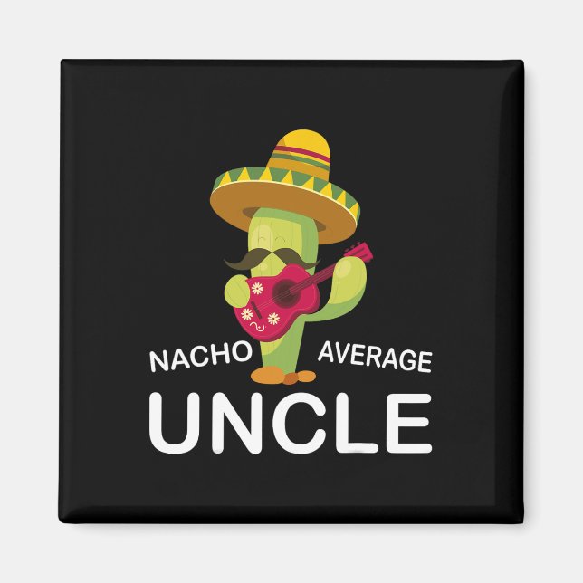Imán El gracioso tío Chiste Humor Gracioso Nacho Promed (Frente)