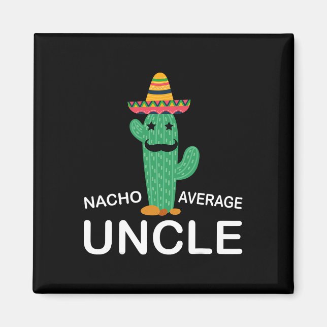 Imán El gracioso tío Chiste Humor Gracioso Nacho Promed (Frente)