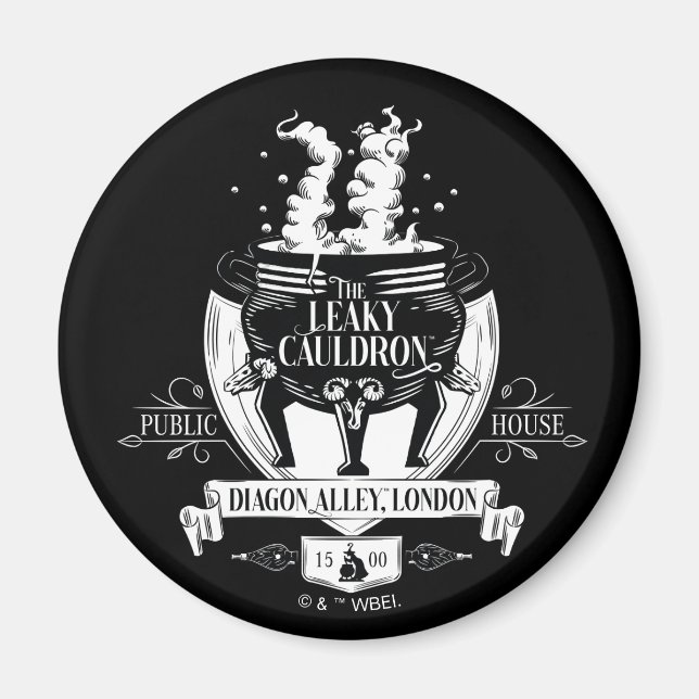 Imán El gráfico de la tienda "LEAKY CAULDRON™" (Frente)