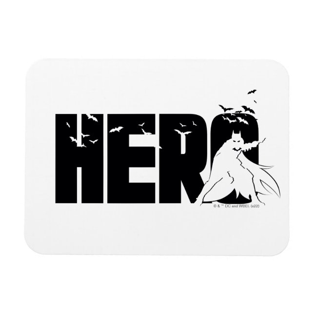 Imán El gráfico "Héroe" de Batman (Horizontal)
