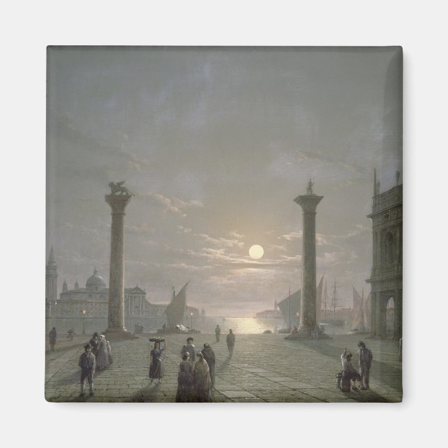 Imán El Gran Canal Desde La Piazza San Marco (Frente)