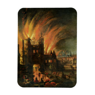 Imán El gran fuego de Londres (septiembre de 1666) con