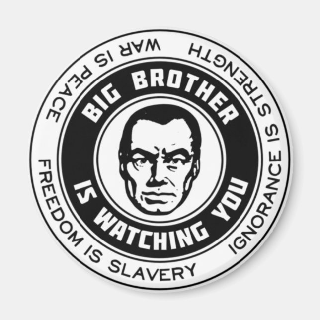 Imán El Gran Hermano Está Vigilando (Frente)