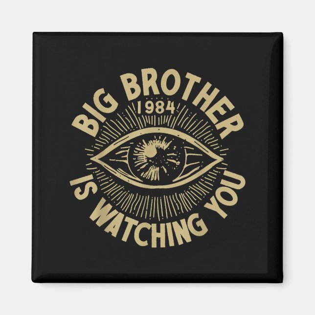 Imán El Gran Hermano te está vigilando  (Frente)