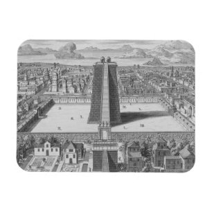 Imán El gran templo de Vitsliputsli en Ciudad de
