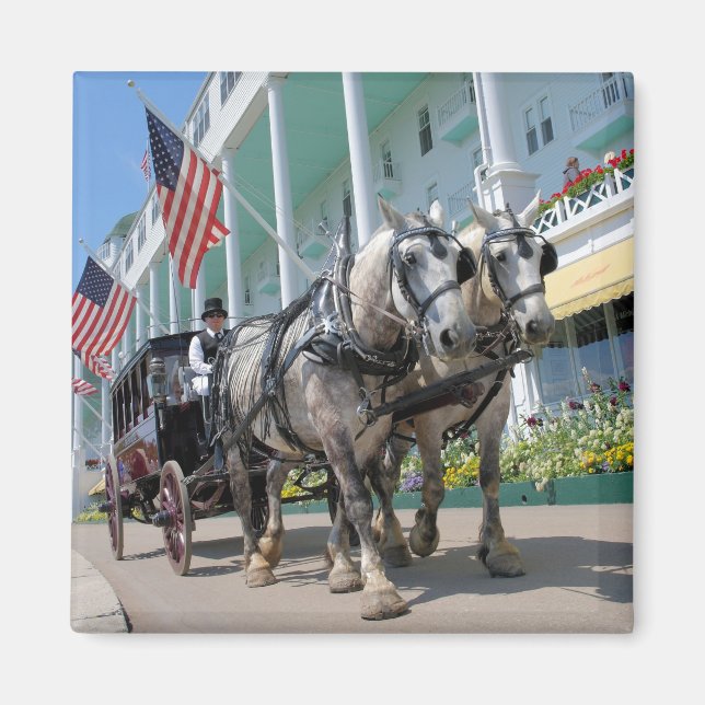 Imán El Grand Hotel - Isla Mackinac, Michigan (Frente)