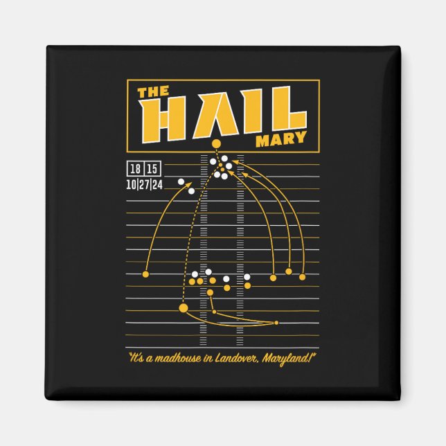 Imán El granizo Mary - Washington (Frente)