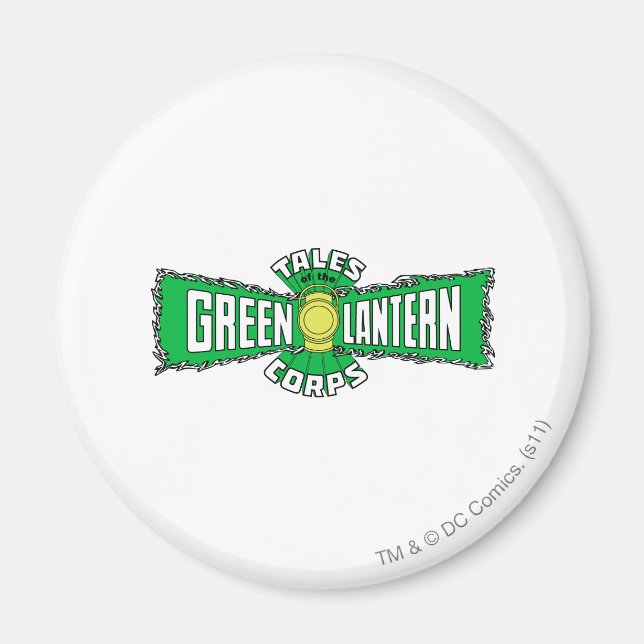 Imán El Green Lantern Corps - Logo Verde (Frente)