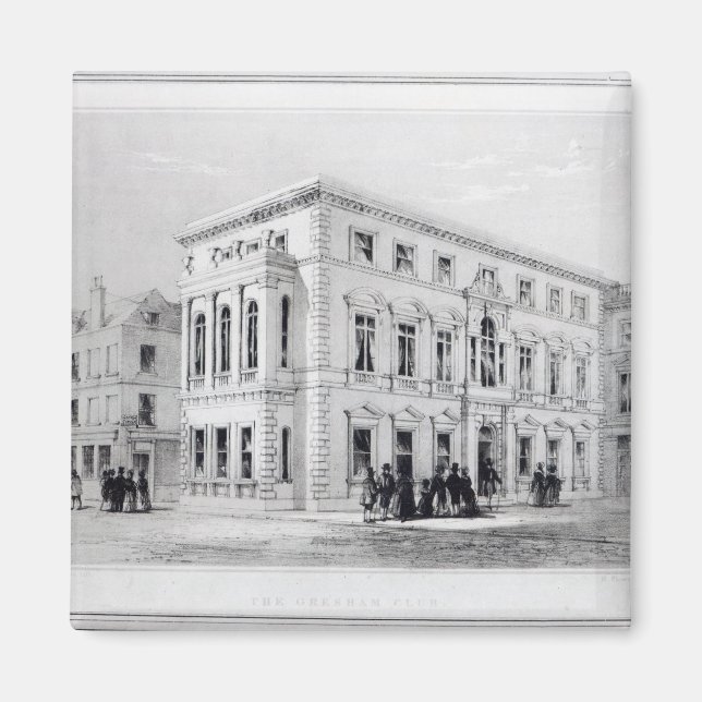 Imán El Gresham Club (Frente)