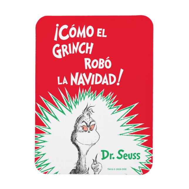 Imán El Grinch Robó La Navidad (Vertical)