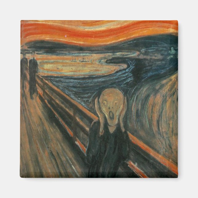 Imán El grito de Edvard Munch (Frente)