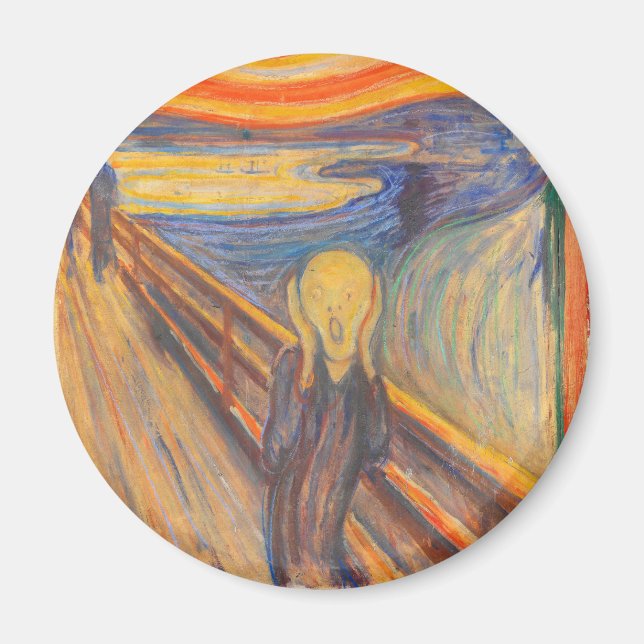 Imán El grito de Edvard Munch (Frente)
