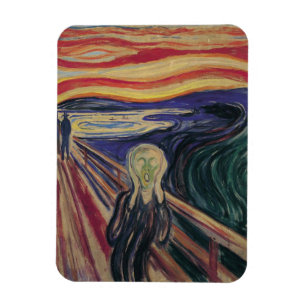 Imán El grito de Edvard Munch, el expresionismo vintage