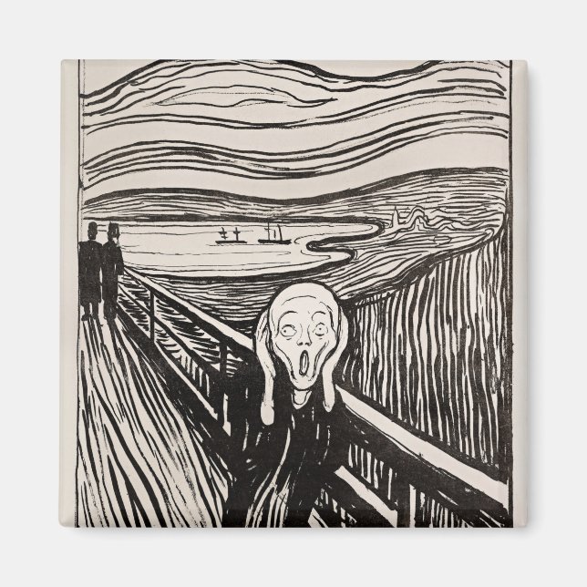 Imán El grito Edvard Munch (Frente)