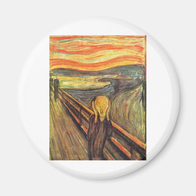Imán El grito - Edvard Munch (Frente)