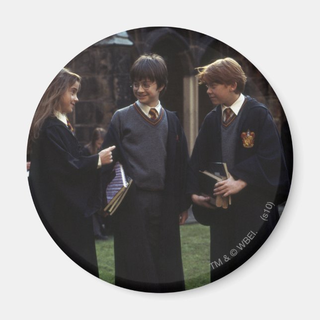 Imán El grupo fuera de Hogwarts (Frente)