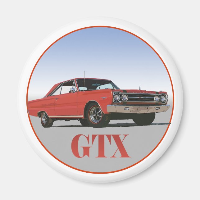 IMÁN EL GTX ROJO DE 1967 (Frente)