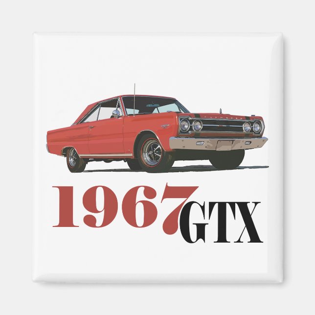 IMÁN EL GTX ROJO DE 1967 (Frente)